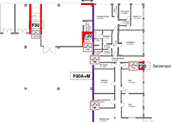 Brandschutzkonzepte Grundriss SSC Mannke